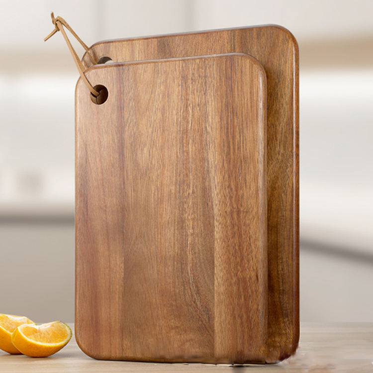 Solid Wood Chopping Board Popular Wooden Carving Board Eco Friendly Mehegony Wood Cutting Board