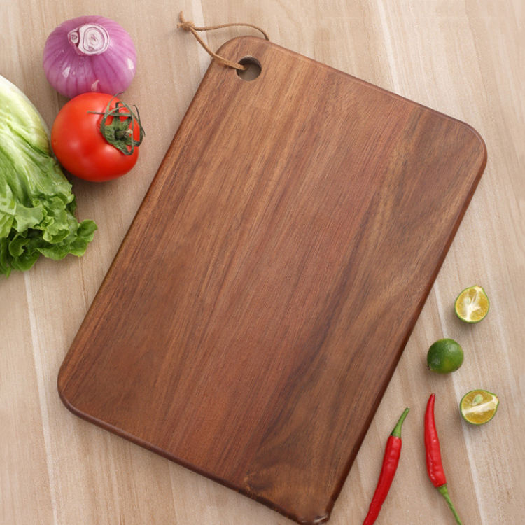 Solid Wood Chopping Board Popular Wooden Carving Board Eco Friendly Mehegony Wood Cutting Board
